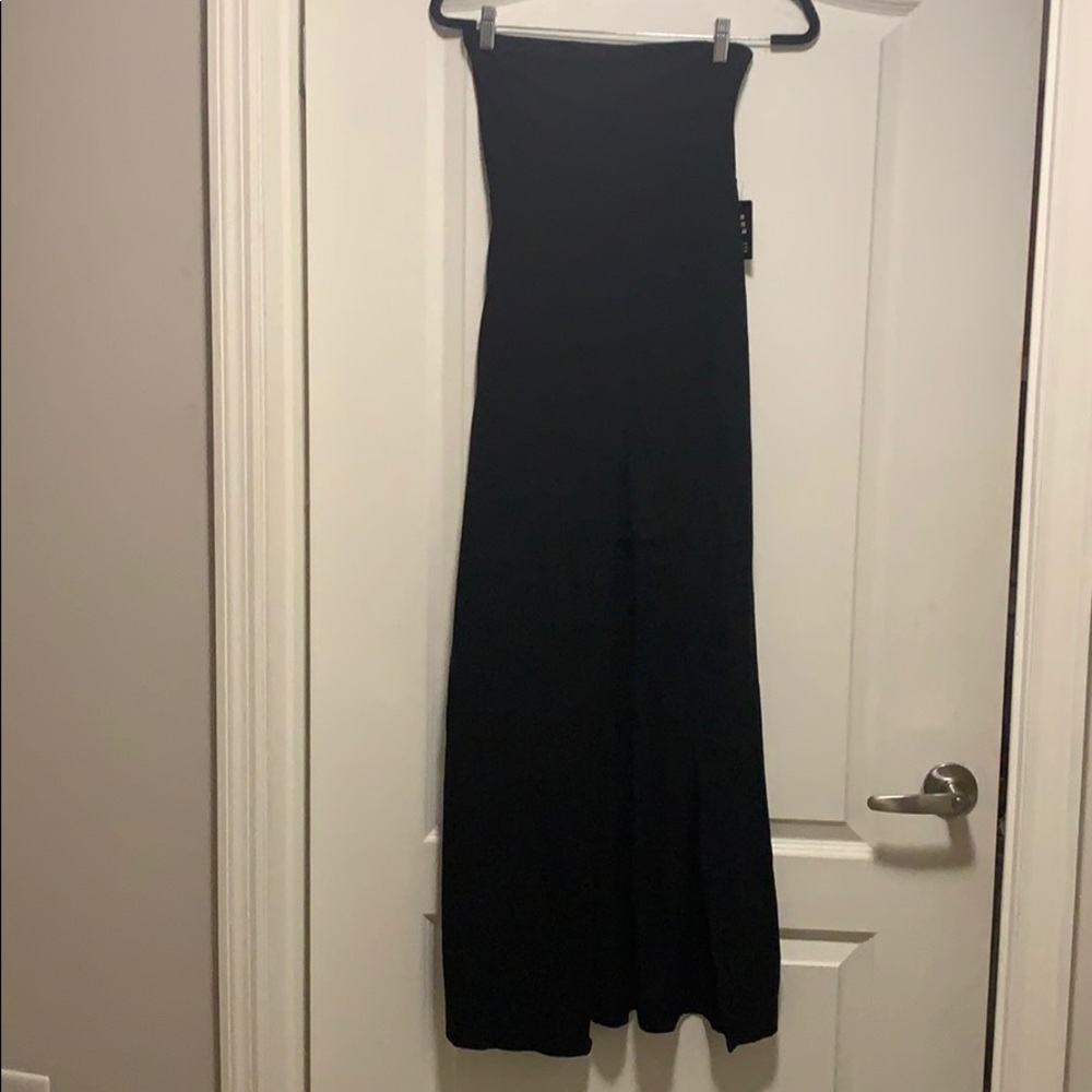 Black Strapless High-low Express Maxi Dress